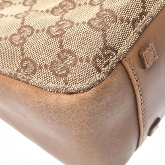 Authentic GUCCI Monogram Ring Canvas Leather Tote Bag - With Wallet & Tag - Picture 9 of 12